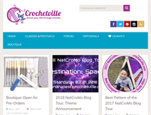 Tablet Screenshot of crochetville.com